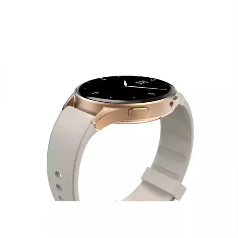 Hama Smartwatch 8900 3.3 cm (1.3 tolli) AMOLED 42 mm Digitaalne 466 x 466 pikslit Puuteekraan Kuldne GPS (satelliit)