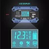 Sõiduki akulaadija QOLTEC 52482 12/24 V 5/10 A LCD-ekraani ja F-tüüpi pistikuga