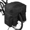 Jalgrattakott Wozinsky WBB13BK 60L must universaalne – pakiraamile kinnitatav kott, 60 L maht