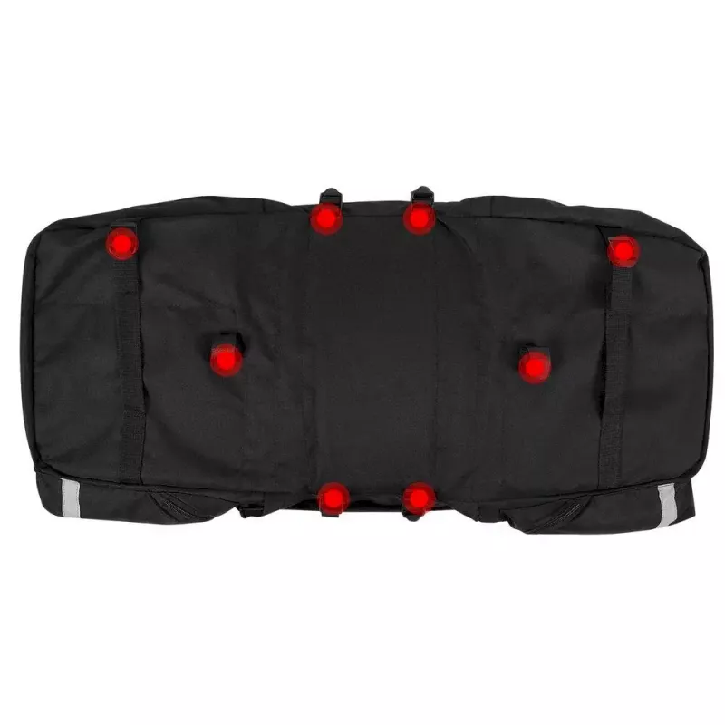 Jalgrattakott Wozinsky WBB13BK 60L must universaalne – pakiraamile kinnitatav kott, 60 L maht