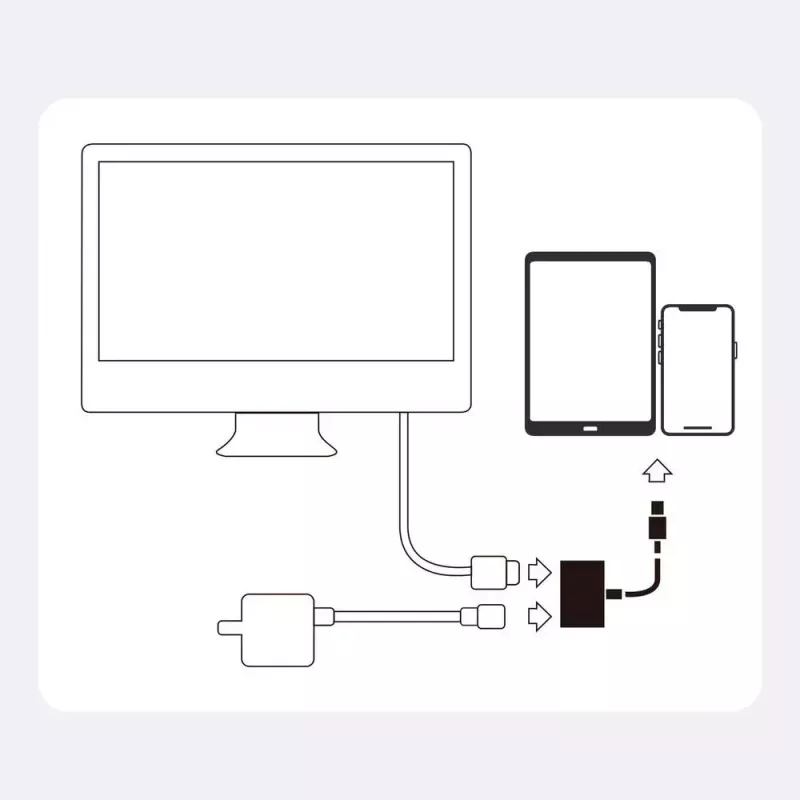Lightning-HDMI-adapter Joyroom S-H141 — Lightning (Apple) HDMI-le FullHD 1080p 60 Hz, valge