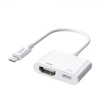 Lightning-HDMI-adapter Joyroom S-H141 — Lightning (Apple) HDMI-le FullHD 1080p 60 Hz, valge