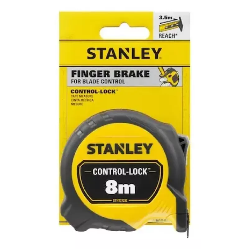 Mõõdulint Stanley STHT37232-0 8 m Must Kollane Laius 90 mm Sügavus 50 mm Kõrgus 150 mm