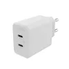 mophie Accessories Seinakohane adapter-USB-C-PD-DUAL-45W-GAN-Valge-EU(2xUSBC)