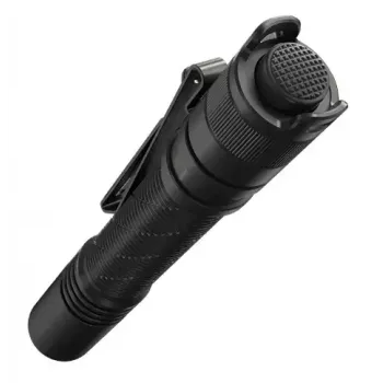 Käeshoitav taskulamp Nitecore MT2A Pro — LED, sisseehitatud Li‑Ion, USB laaditav, 50 lm min, alumiinium, IP68, 142,8 mm, 40 g, must