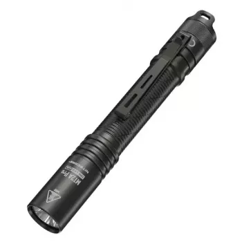 Käeshoitav taskulamp Nitecore MT2A Pro — LED, sisseehitatud Li‑Ion, USB laaditav, 50 lm min, alumiinium, IP68, 142,8 mm, 40 g, must