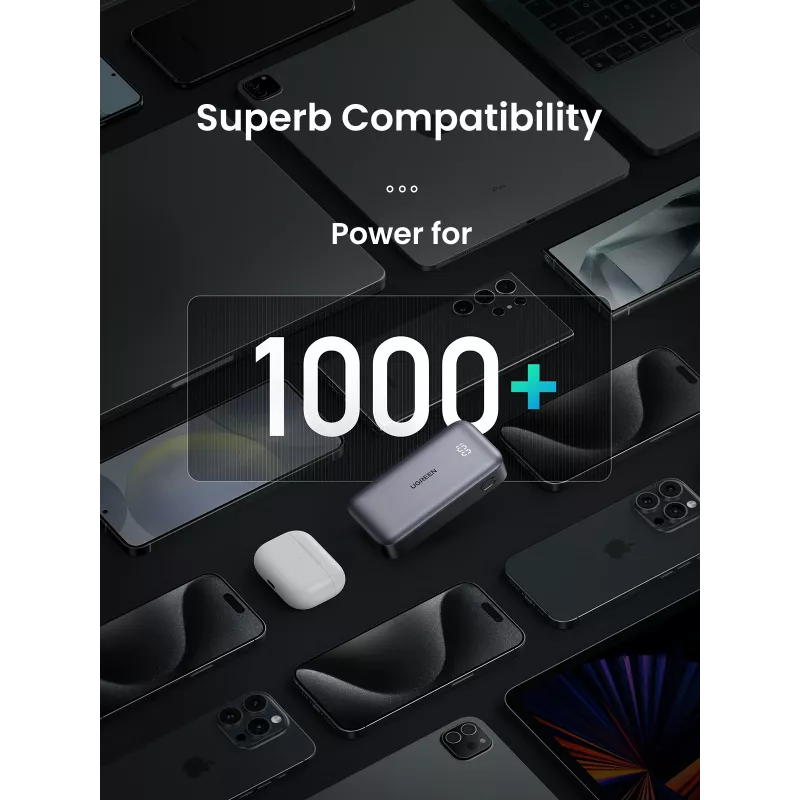 Kaasaskantav akupank Ugreen 10000mAh Mini Kiirlaadimine 30W