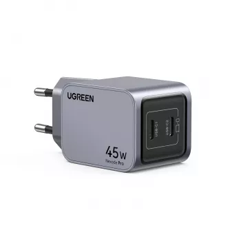 Ugreen 35008 mobiilseadme laadija Universaalne Hall AC Kiirlaadimine siseruumides