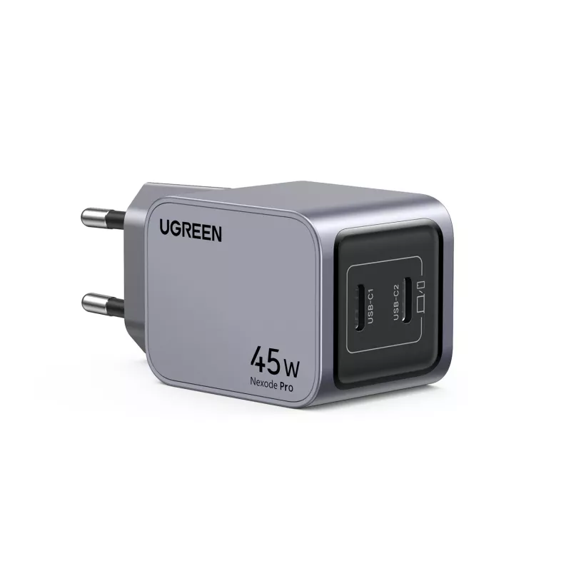 Ugreen 35008 mobiilseadme laadija Universaalne Hall AC Kiirlaadimine siseruumides