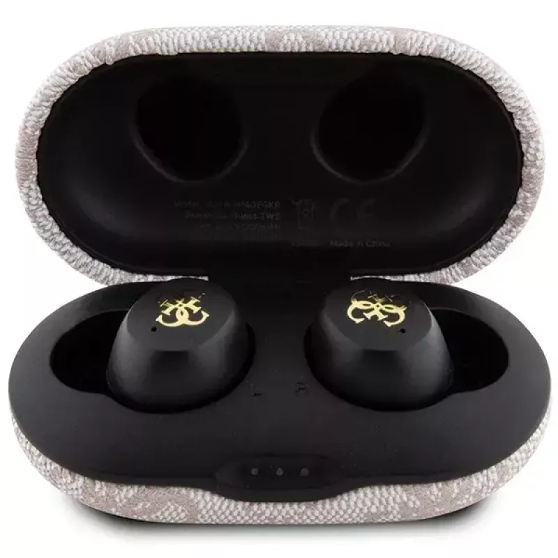 Kõrvasisesed kõrvaklapid Guess GUTWSP4EGP TWS Bluetooth-kõrvaklapid + ENC-dokk Roosa