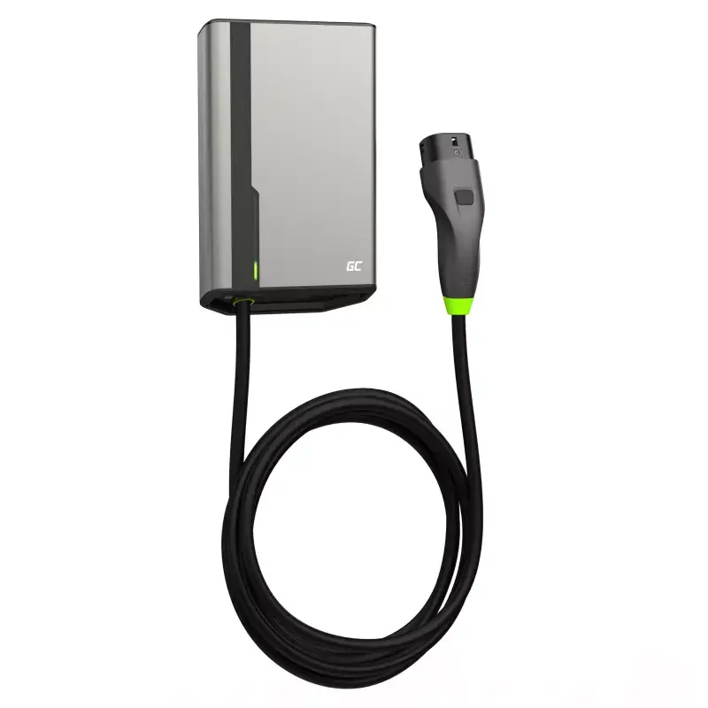 Elektriauto laadimisjaam roheline Cell EVGC021A2275 22000W seinale paigaldatav Hall Alumiinium