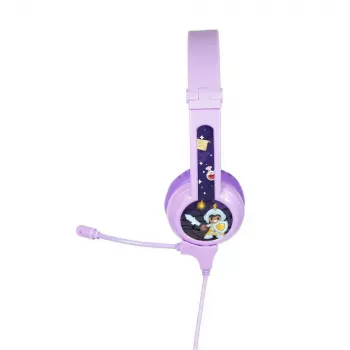 Kõrvaklapid buddy phones Galaxy lilac – kõrvapealsed laste kõrvaklapid, reguleeritav peapael, helitugevuse piiranguga