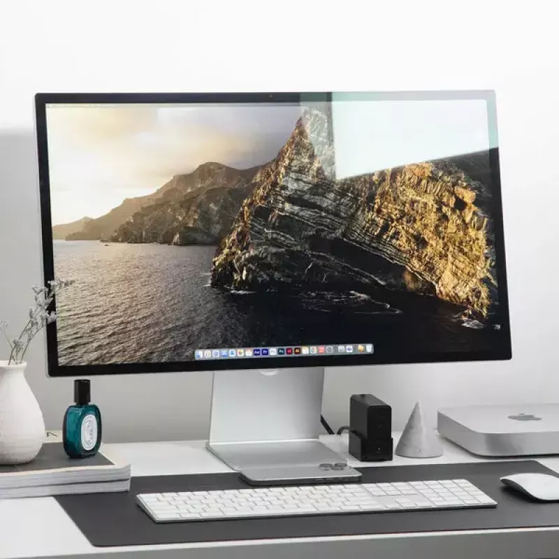 Lauamatt hiirematt Native Union DESK-MAT-BLKKFT 650×360 mm polüester polüuretaan libisemiskindel alus Must Oranž