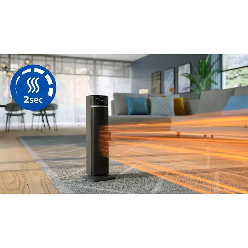 Elektriline ventilaatorküttekeha Philips 5000 seeria Smart Tower keraamiline küttekeha