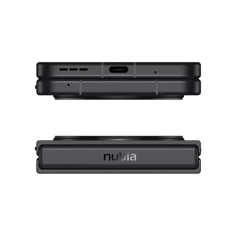 Nutitelefon Nubia Flip 5G 6,9 tolli 8 GB 256 GB Must