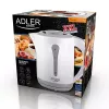 Elektriline veekeetja Adler AD 1244 — 2,5 L, 2200 W, valge, peidetud küttekehaga
