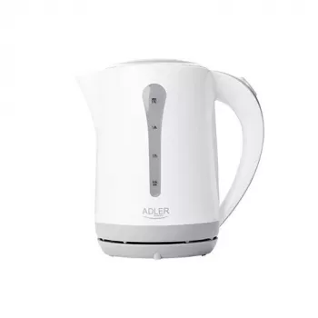 Elektriline veekeetja Adler AD 1244 — 2,5 L, 2200 W, valge, peidetud küttekehaga