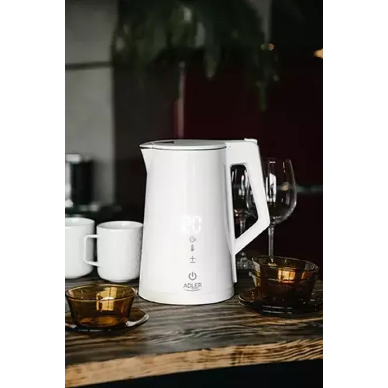 Adleri elektriline veekeetja 1,7 L 1850 W valge