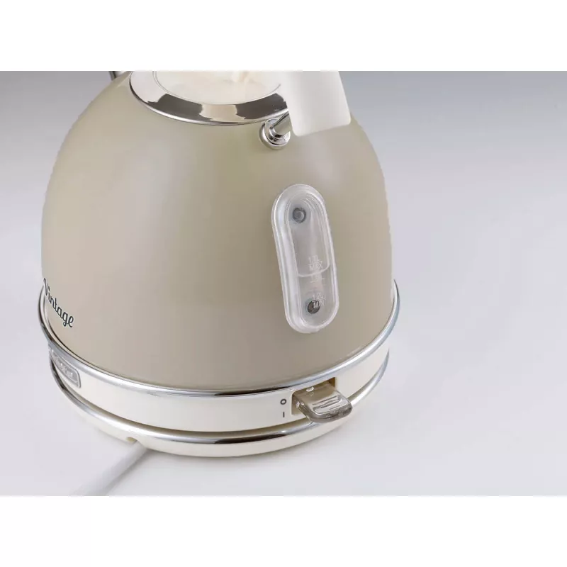 Ariete 2877 Veekeetja Vintage, 1,7L, Juhtmeta, Beež, 1.7 L, 2000 W, Beež, Veetaseme indikaator, Juhtmeta, Filtreerimine