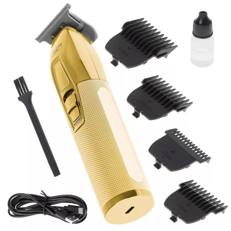 Habemetrimmer Adler AD 2836G Aku 0,9 6 mm Kuldne
