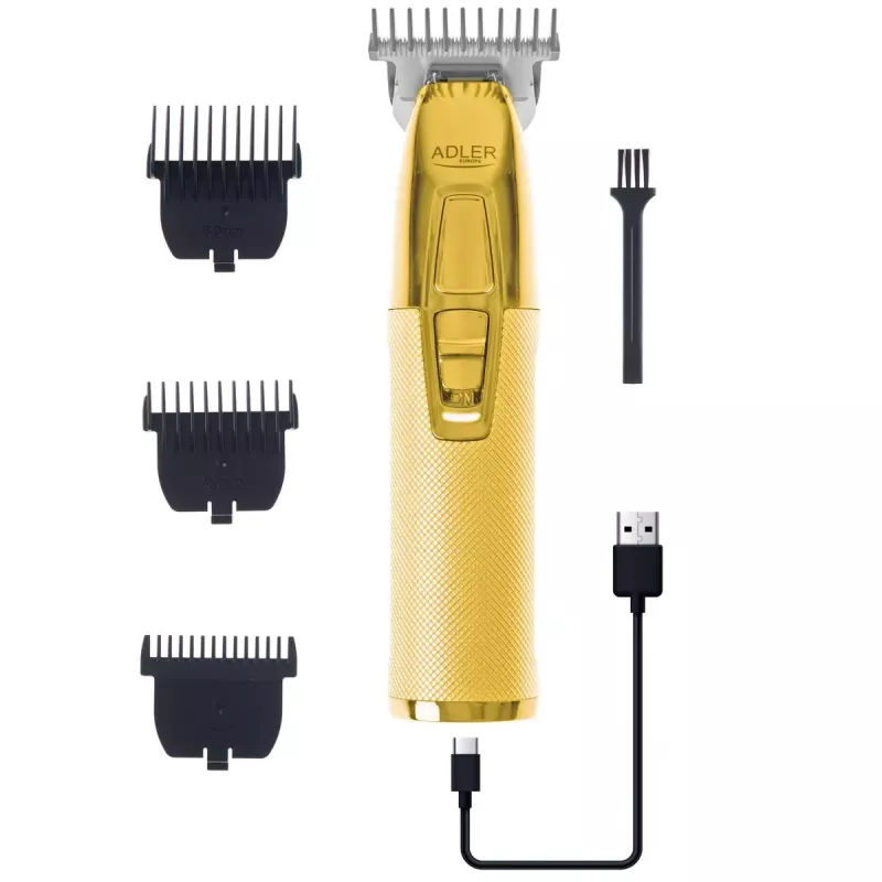 Habemetrimmer Adler AD 2836G Aku 0,9 6 mm Kuldne