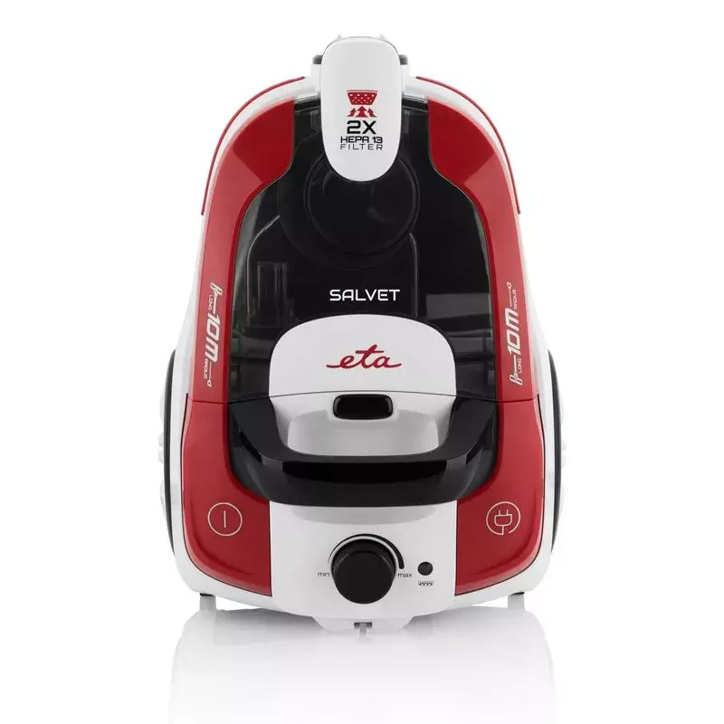 Kotita tolmuimeja ETA ETA051390000 — 700 W, 2,2 L, HEPA, 70 dB (valge/punane/must)
