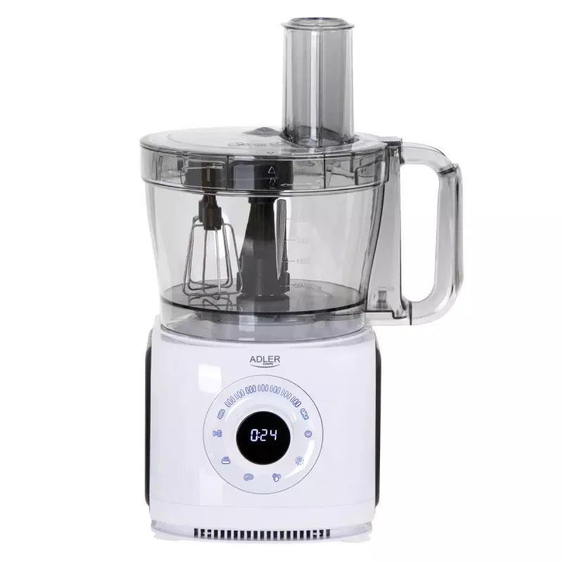 Adler AD 4224 köögikombain, 1000 W, 2 l kauss, 7 kiirust, valge