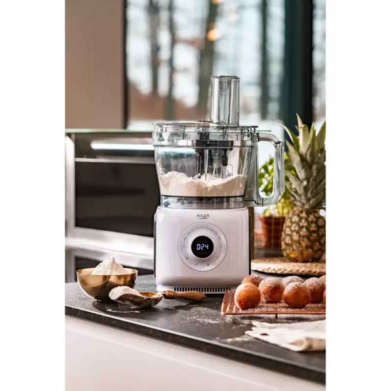 Adler AD 4224 köögikombain, 1000 W, 2 l kauss, 7 kiirust, valge