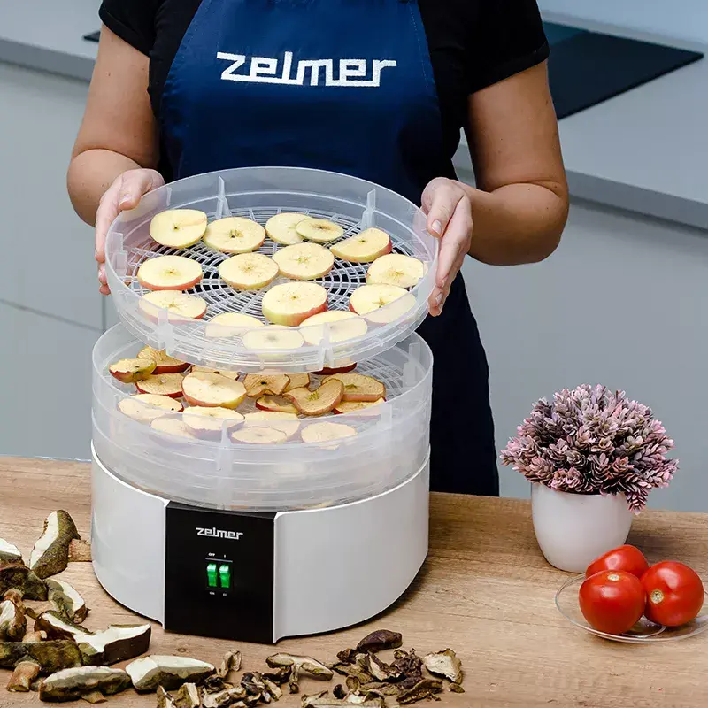 Toidukuivati Zelmer ZFD1010 520 W Must Valge Plastik 30 cm