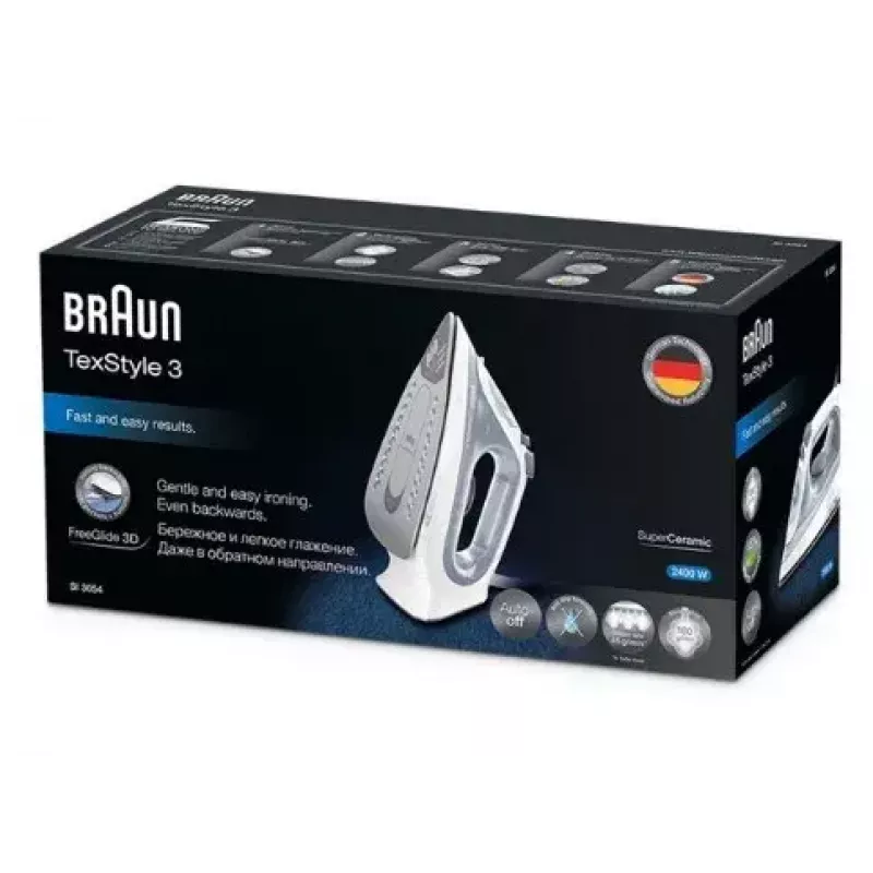 Braun TexStyle 3 SI3054GY aurutriikraud keraamiline tald 2400 W Hall