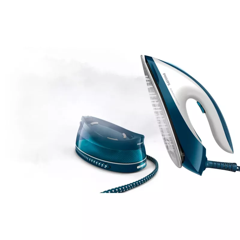 Philips GC7844/20 aurutriikimisjaam 2400 W 1,5 L SteamGlide tallaga, aqua värvi, valge