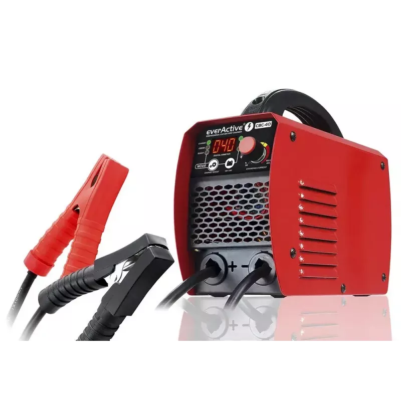 Autolaadija everActive CBC40 12V/24V, sõiduki akulaadija ühildub 12V ja 24V süsteemidega