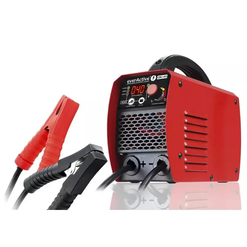 Autolaadija everActive CBC40 12V/24V, sõiduki akulaadija ühildub 12V ja 24V süsteemidega