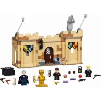 LEGO Harry Potter komplekt Sigatüüka esimene lendamistund 76395 koos Harry ja Draco minifiguuridega