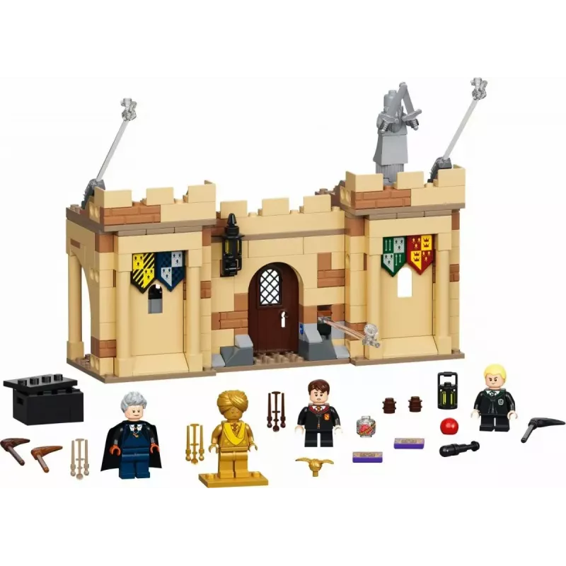 LEGO Harry Potter komplekt Sigatüüka esimene lendamistund 76395 koos Harry ja Draco minifiguuridega