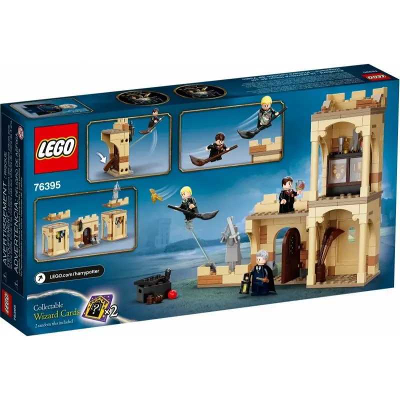 LEGO Harry Potter komplekt Sigatüüka esimene lendamistund 76395 koos Harry ja Draco minifiguuridega