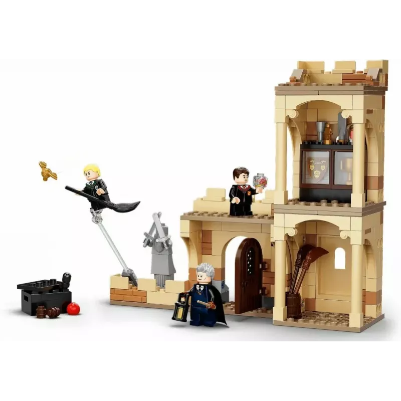 LEGO Harry Potter komplekt Sigatüüka esimene lendamistund 76395 koos Harry ja Draco minifiguuridega