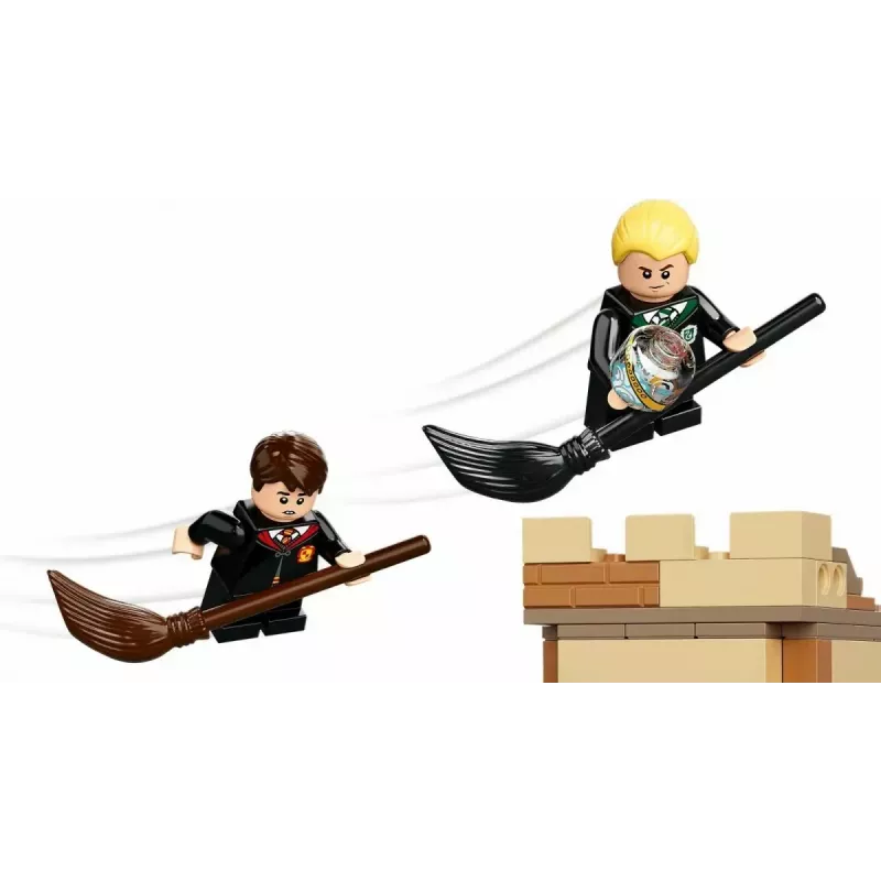 LEGO Harry Potter komplekt Sigatüüka esimene lendamistund 76395 koos Harry ja Draco minifiguuridega