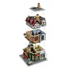 LEGO Icons ehituskomplekt 10350 Tudor Corner House — 3266 detaili, 8 minifiguuri, vanus 18+, 260×250×310 mm