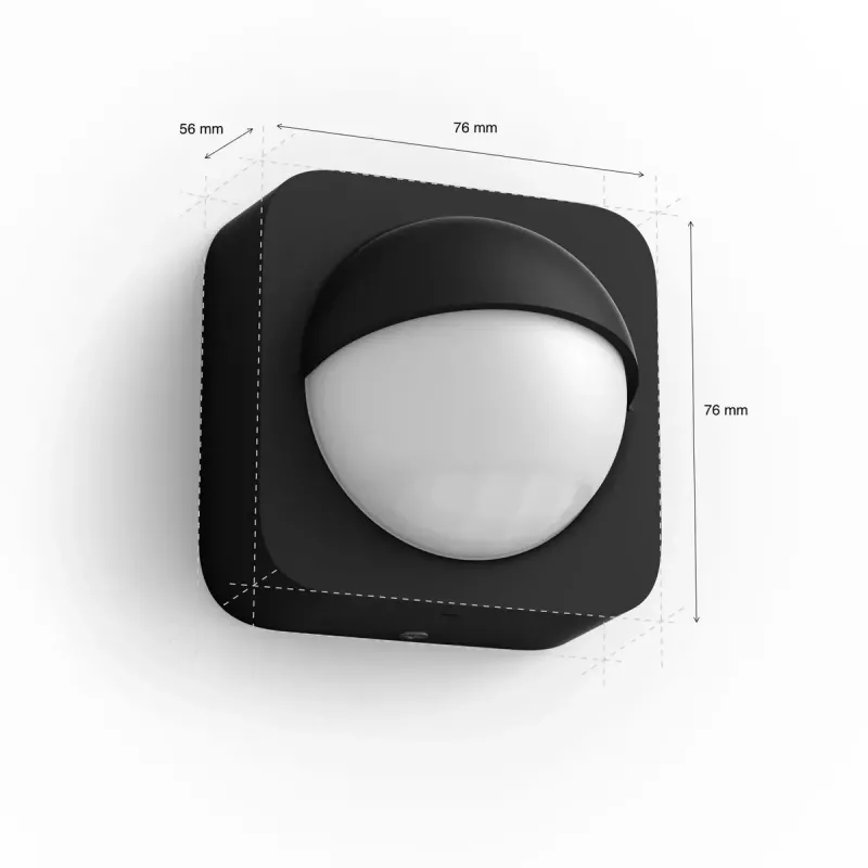 Nutivalgusti|PHILIPS|Hue liikumisandur välitingimustesse|Pirnide arv 1|Liikumisandur|ZigBee|Must|929003067401