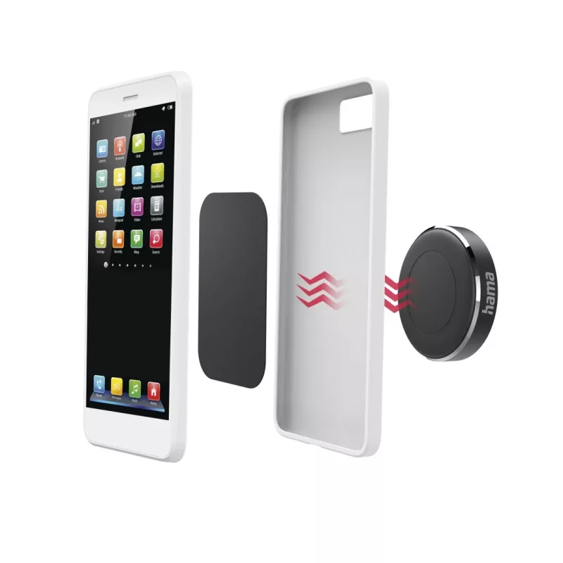 Passiivne hoidik Hama Magnet 00201518 Must Mobiiltelefon Nutitelefon