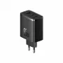 Kiirlaadija Baseus Cube Pro 65W — 3 porti (2×USB-C, 1×USB-A), 110–240V, AC siseruumides, universaalne ühilduvus, must, 0,154 kg