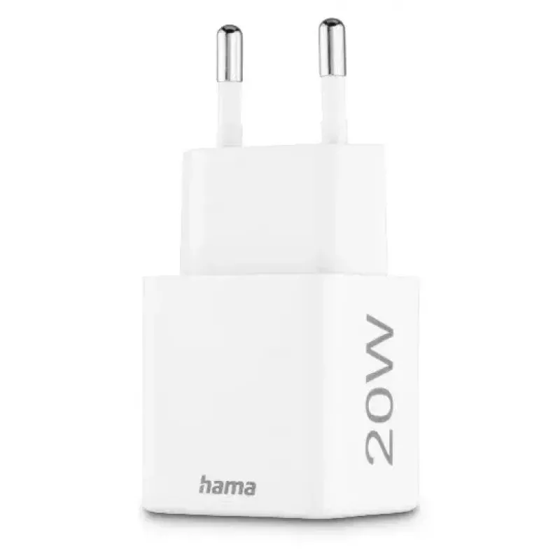 Hama 00201991 mobiilseadme laadija Peakomplekt, akupank, nutitelefon, tahvelarvuti Valge Vahelduvvool Kiirlaadimine Sisetingimustes