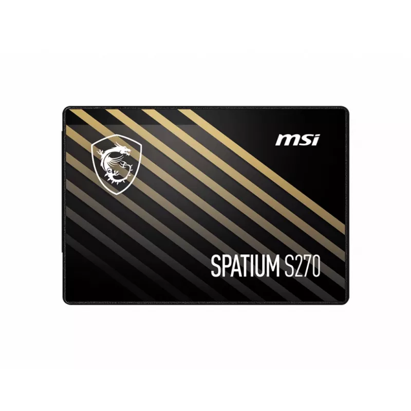 2,5-tolline SATA III SSD MSI SPATIUM S270 240 GB — 3D NAND, 6 Gbit/s, 400 MB/s
