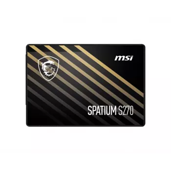 2,5-tolline SATA III SSD MSI SPATIUM S270 960 GB — 500 MB/s lugemine, 450 MB/s kirjutamine, 3D NAND