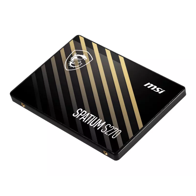 2,5-tolline SATA III SSD MSI SPATIUM S270 960 GB — 500 MB/s lugemine, 450 MB/s kirjutamine, 3D NAND
