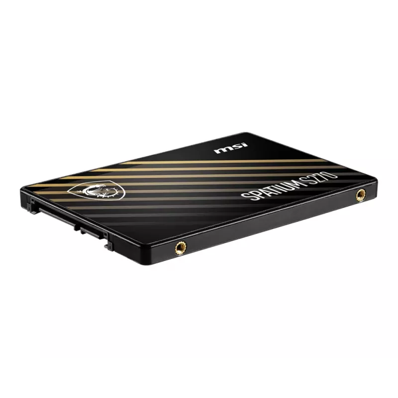 2,5-tolline SATA III SSD MSI SPATIUM S270 960 GB — 500 MB/s lugemine, 450 MB/s kirjutamine, 3D NAND