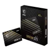 2.5-tolline SATA III SSD MSI SPATIUM S270 480GB — 3D NAND, kirjutuskiirus 450 MB/s, MTBF 2 M h