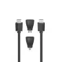 Hama HDMI-kaabel 1,5 m tüüp A-pistik-isane 18 Gbit/s must