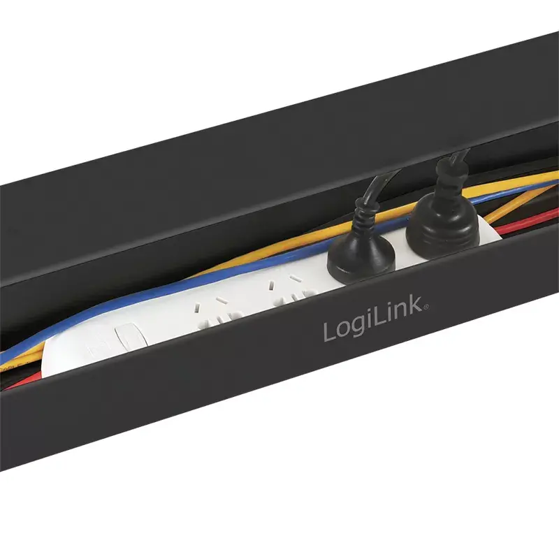 Kaablirenn LogiLink KAB0070 Must 114 mm 76 mm 0,6 m